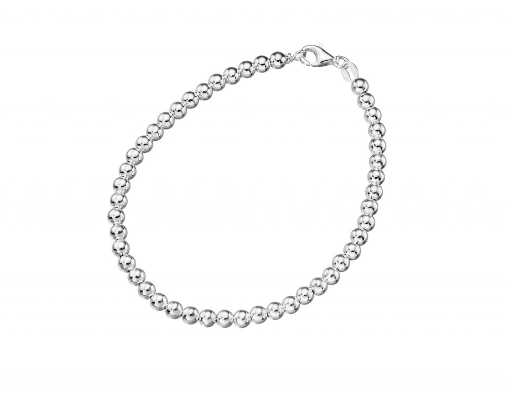 silver-bracelets-bead-link-chain