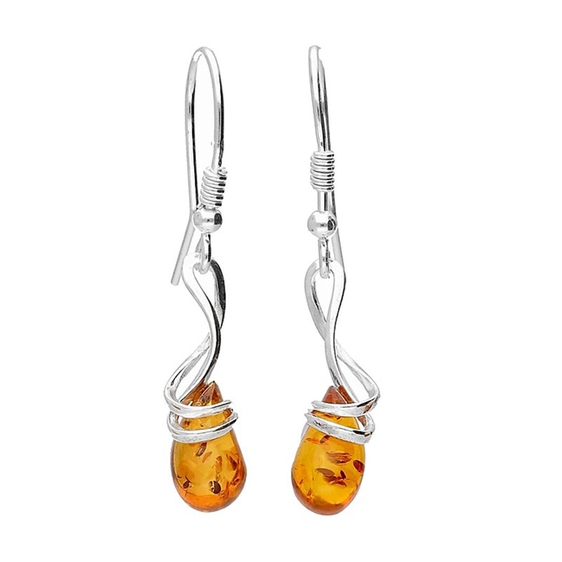 silver-amber-drop-earrings