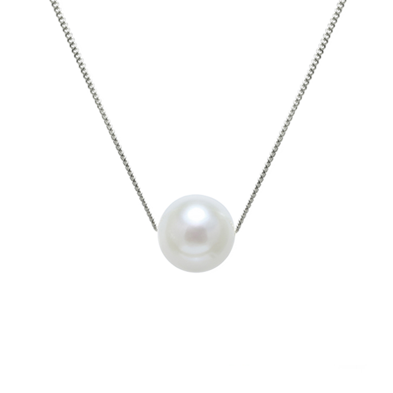 Gold Freshwater Cultured Pearl Pendant