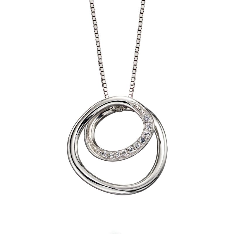 Spiral Design Pendant - HC Jewellers - Fiorelli Silver