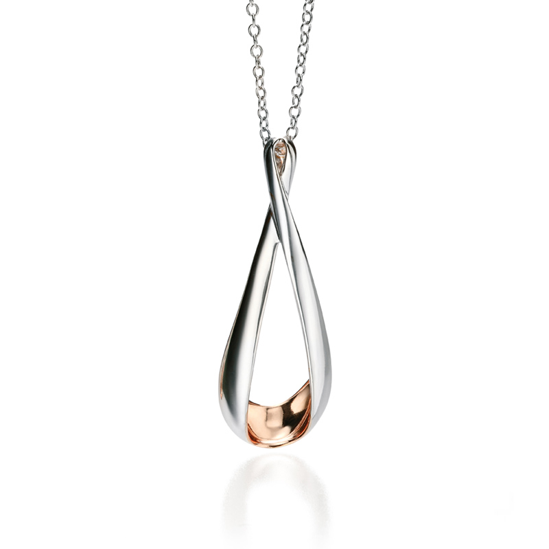 fiorelli-silver-rose-gold-drop-pendant