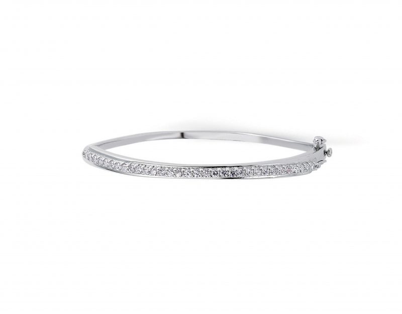 silver bangle - sterling silver - HC Jewellers