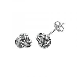 sterling silver stud earrings - silver earrings - HC Jewellers - Royston