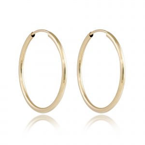 00097 ladies-9ct-gold-hoop-sleeper-earrings-hcjewellers-royston