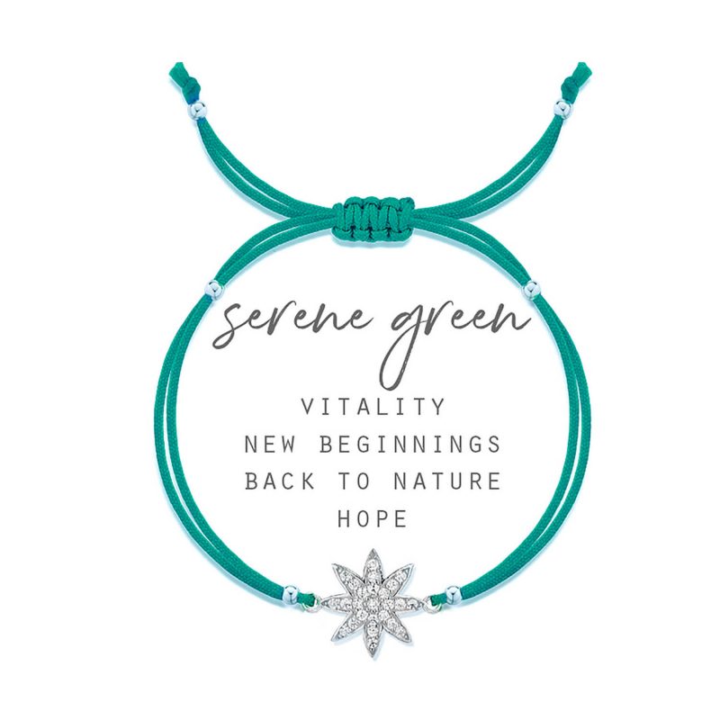 Good vibes Superstar bracelet – Serene Green