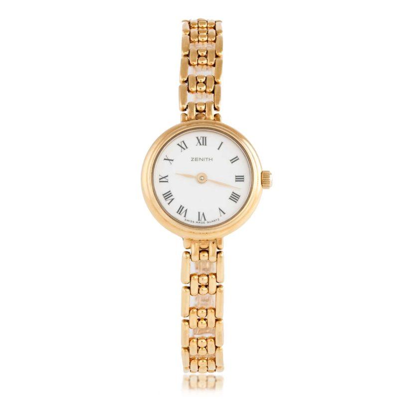 ladies 9ct gold zenith watch