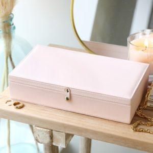large pink jewellery box