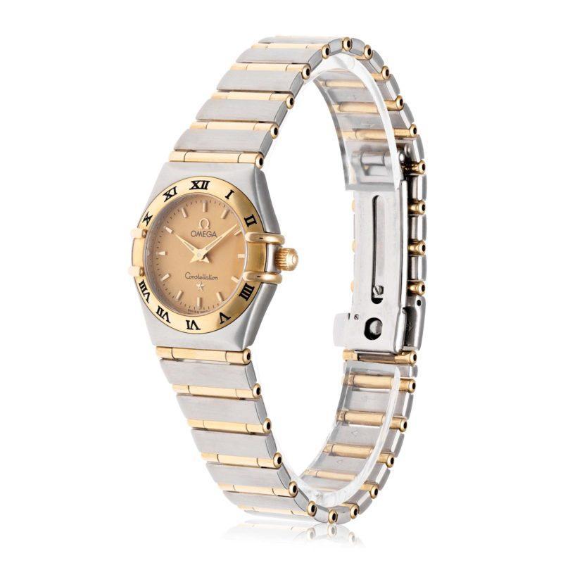 Ladies Omega Constellaion watch side view