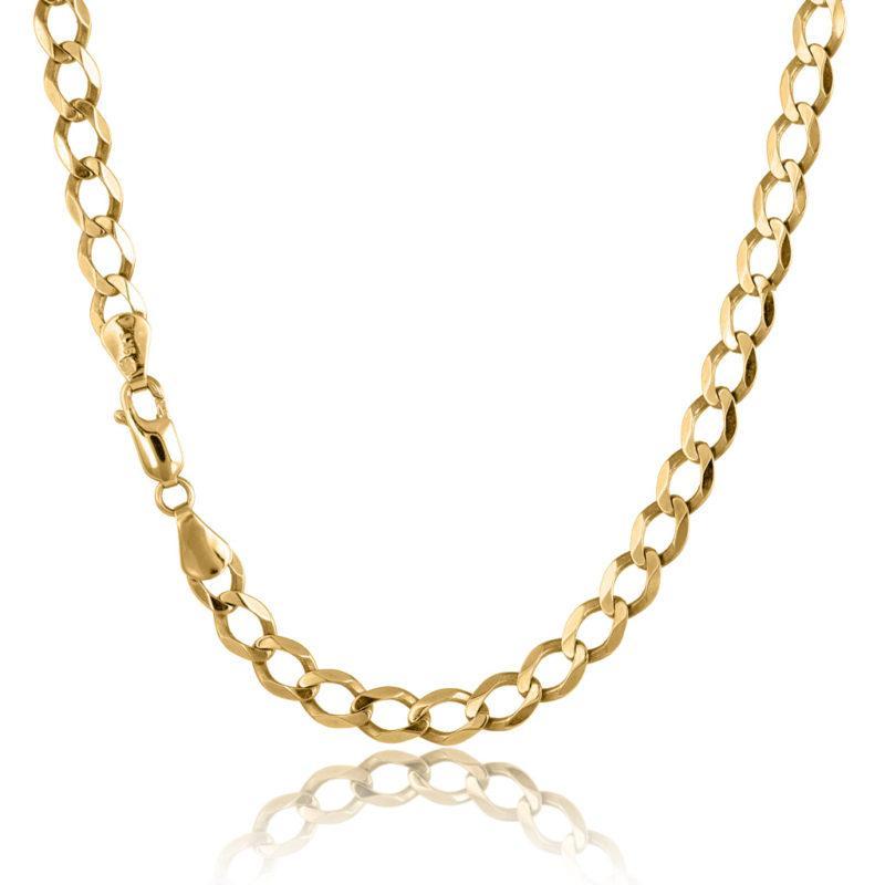 Pre-owned 9ct Gold Curb Chain 20"
