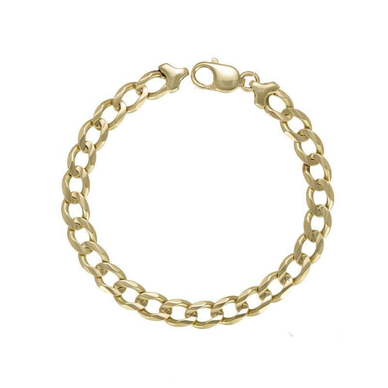 Pre-owned 9ct Gold Curb Bracelet