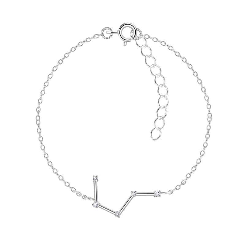 Silver Aries Constellation Bracelet