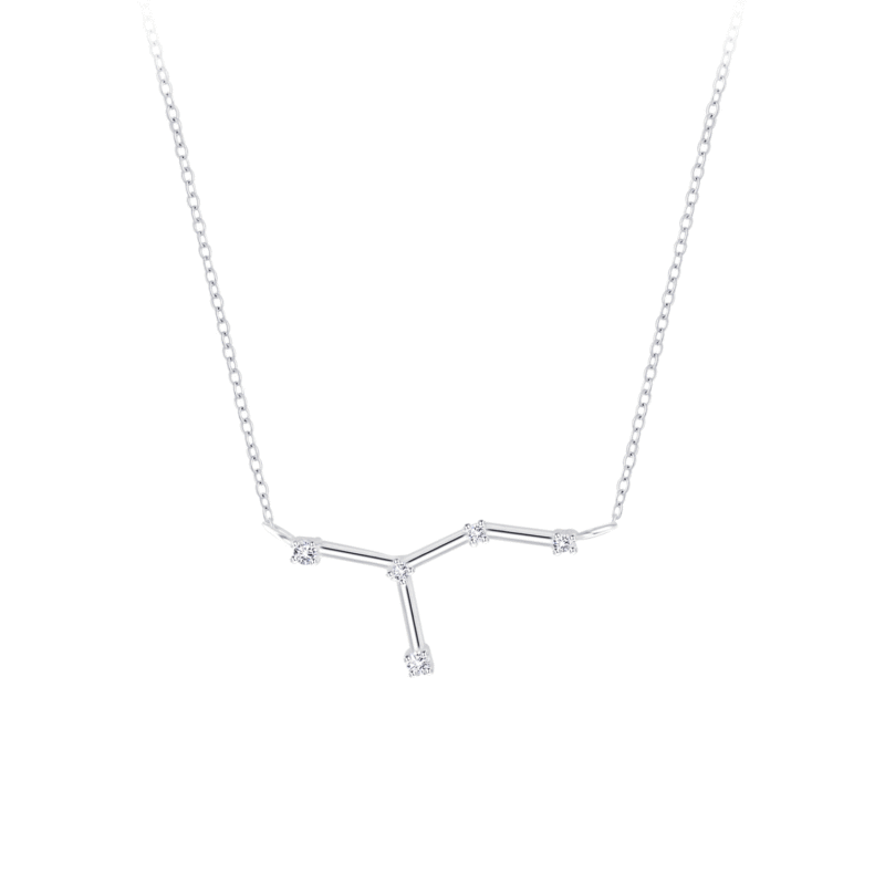 Silver Cancer Constellation Necklace