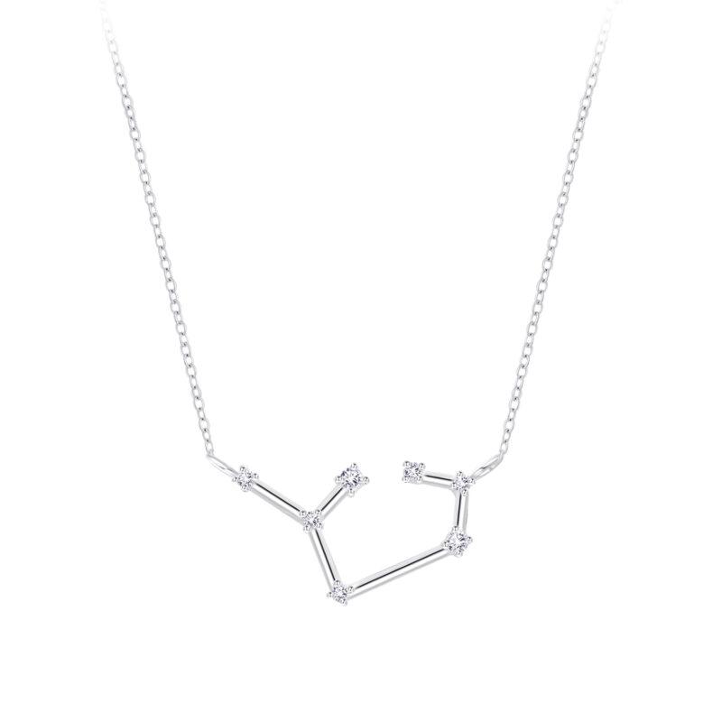 Silver Sagittarius Constellation Necklace