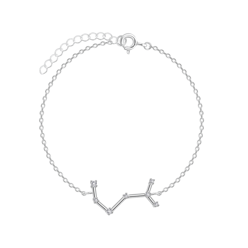 Silver Scorpio Constellation Bracelet