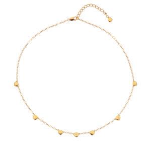 Hot Diamonds X JJ 18ct Gold Plated Beach Necklace