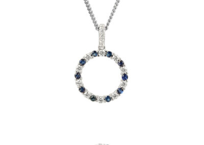 Silver Amore Circle of Life Necklace