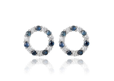 Silver Amore Circle of Life Studs