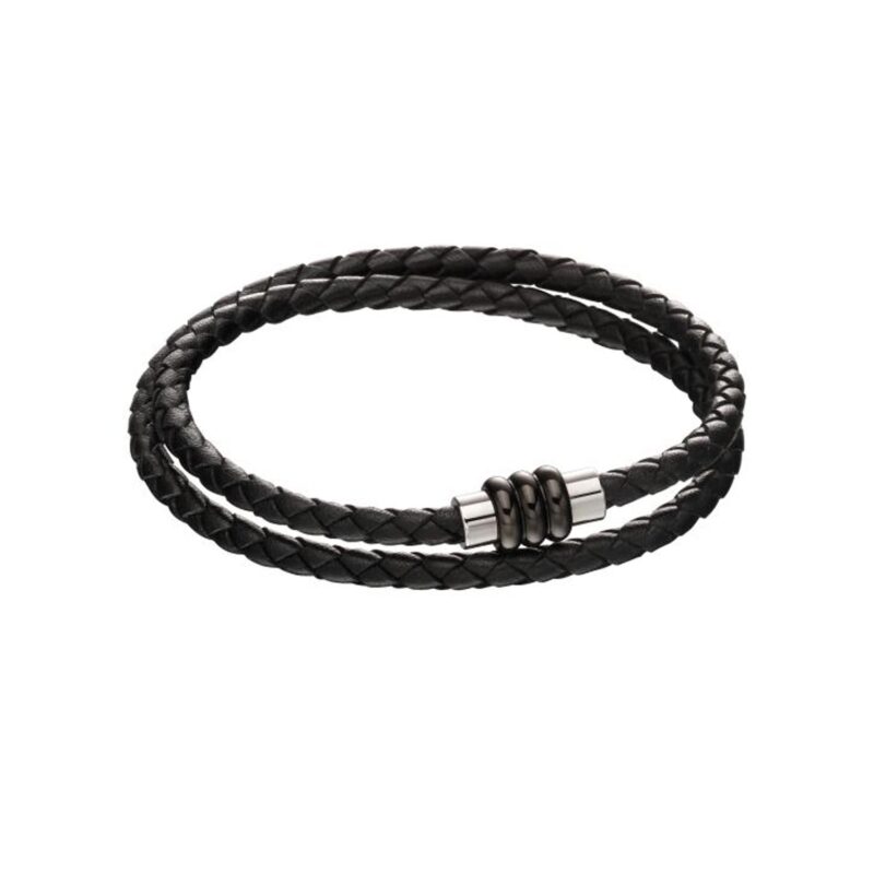 Leather Wrap-around Bracelet