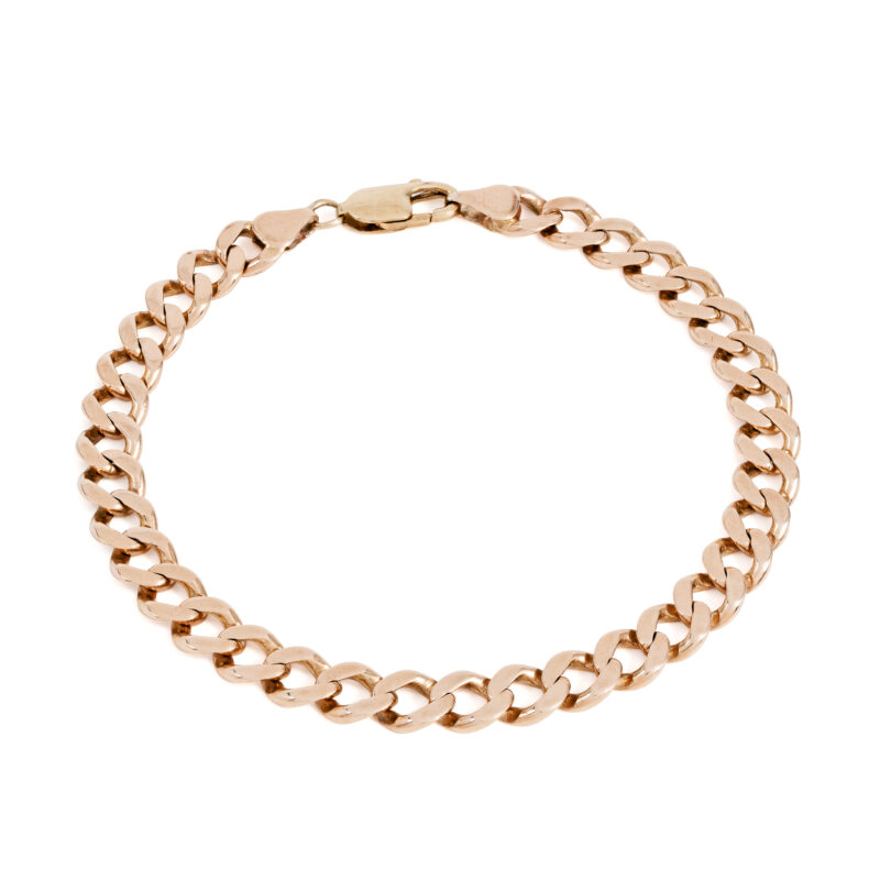 Pre-owned 9ct Gold Curb Bracelet
