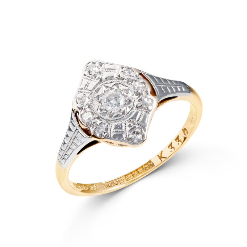 Pre-Owned 18ct Gold & Platinum Diamond Ring