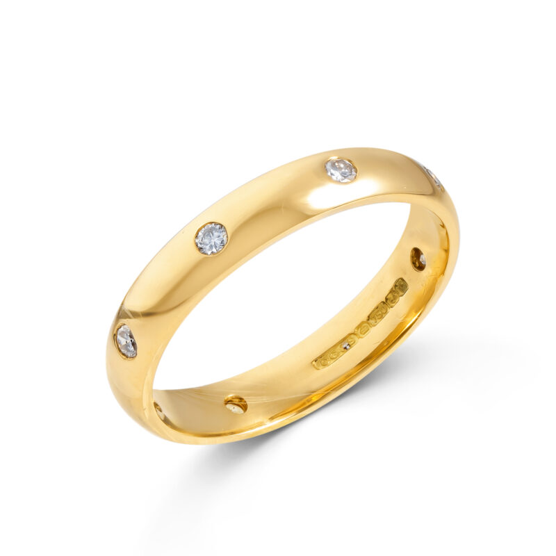 Pre-Owned 18ct Gold Diamond Band