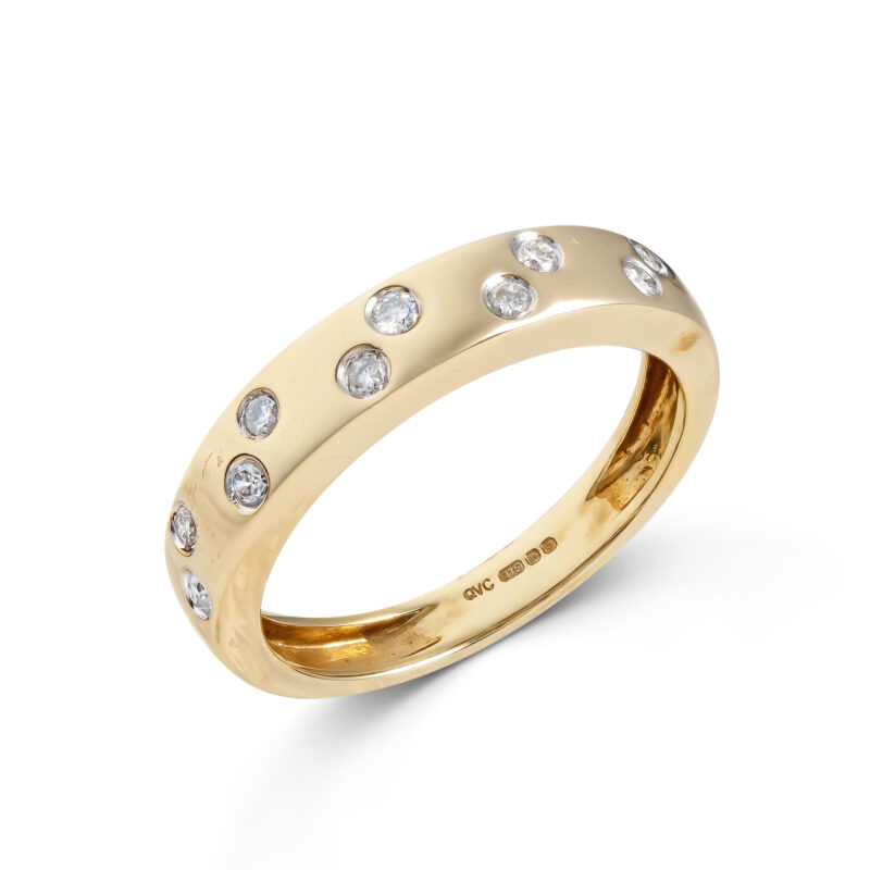 Pre-Owned 9ct Gold Diamond Band