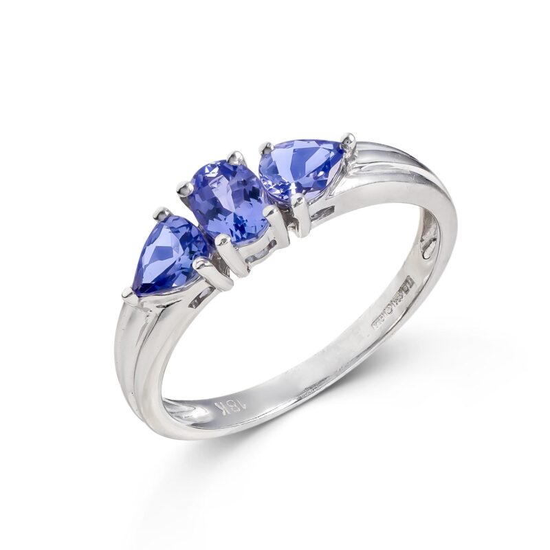 Pre-Owned 18ct White Gold Tanzanite Ring