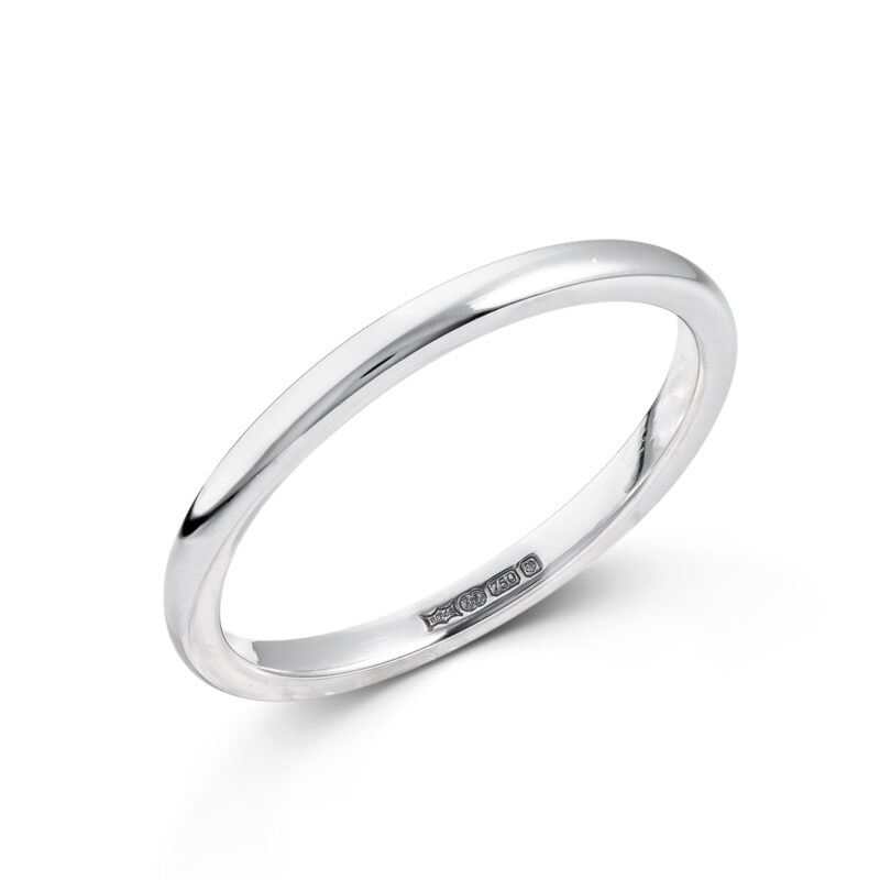 Pre-Owned 18ct White Gold Band