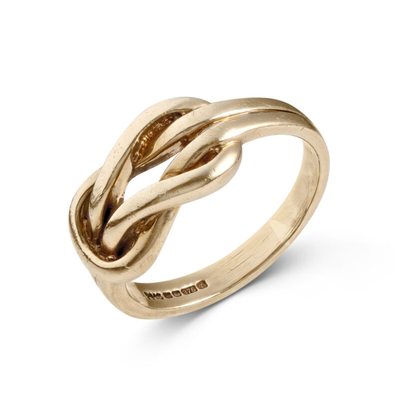 Pre-Owned 9ct Gold Knot Ring
