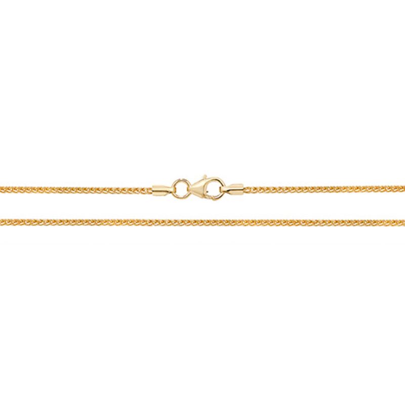 9ct Gold Spiga Style Anklet